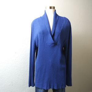 *Like New*Shawl collar sweater